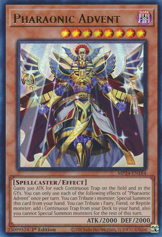 Pharaonic Advent [MP24-EN184] Ultra Rare - Yugioh Cards For Your TCG Needs!