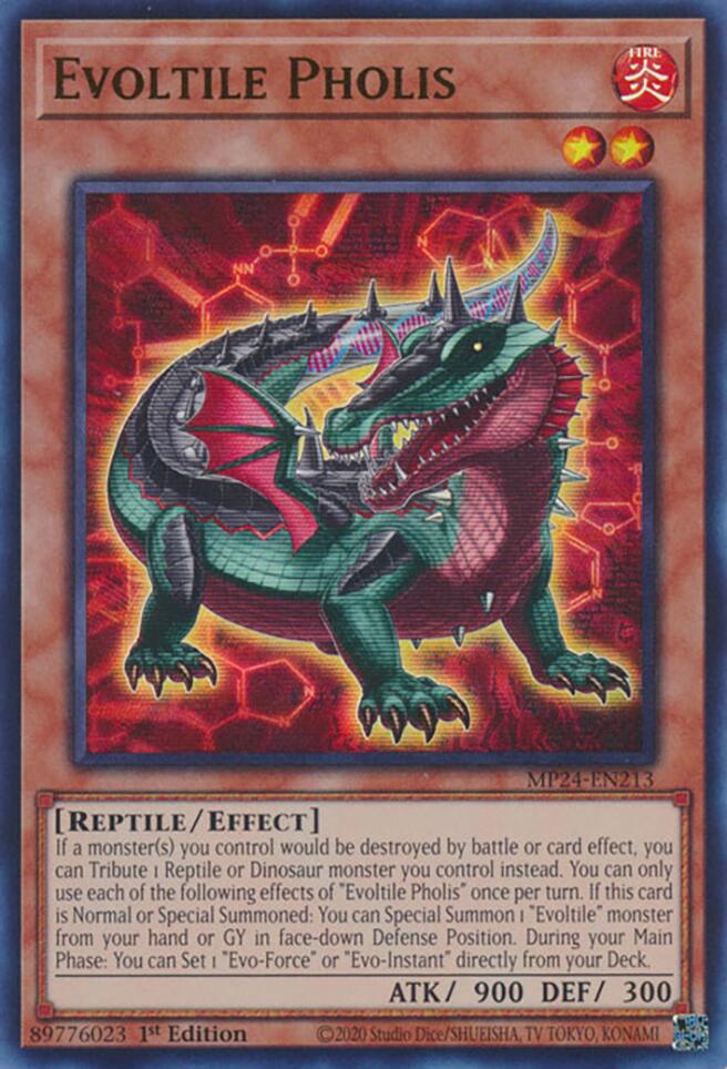 Evoltile Pholis [MP24-EN213] Ultra Rare - Yugioh Cards For Your TCG Needs!