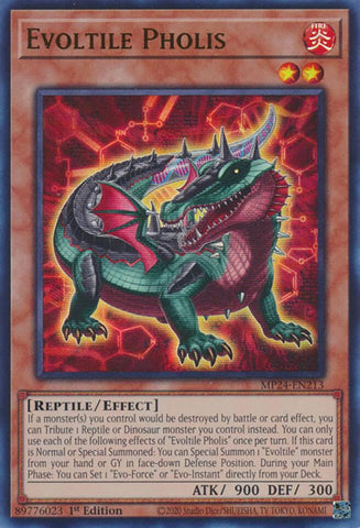 Evoltile Pholis [MP24-EN213] Ultra Rare - Yugioh Cards For Your TCG Needs!