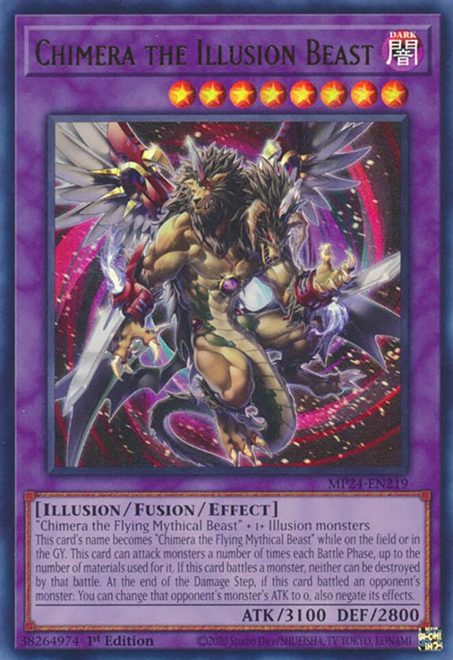Chimera the Illusion Beast [MP24-EN219] Ultra Rare - Yugioh Cards For Your TCG Needs!