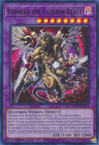 Chimera the Illusion Beast [MP24-EN219] Ultra Rare - Yugioh Cards For Your TCG Needs!