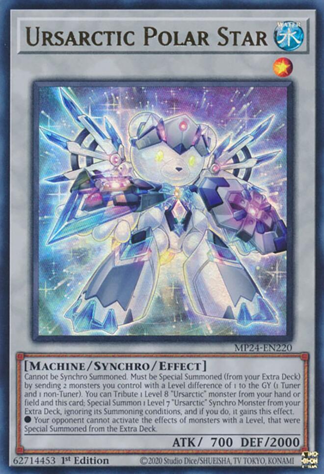 Ursarctic Polar Star [MP24-EN220] Ultra Rare - Yugioh Cards For Your TCG Needs!