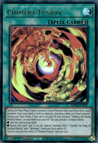 Chimera Fusion [MP24-EN221] Ultra Rare - Yugioh Cards For Your TCG Needs!