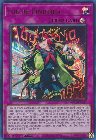 You're Finished [MP24-EN225] Ultra Rare - Yugioh Cards For Your TCG Needs!