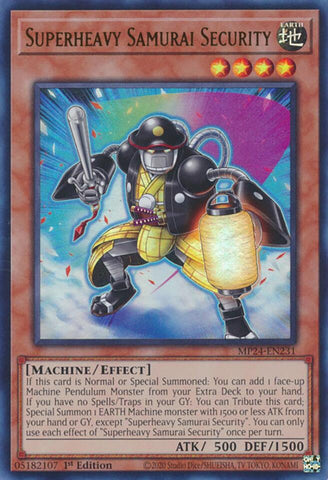 Superheavy Samurai Security [MP24-EN231] Ultra Rare - Yugioh Cards For Your TCG Needs!