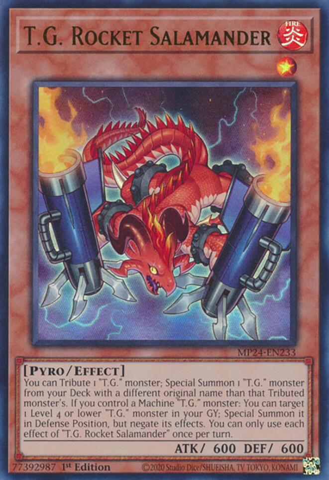 T.G. Rocket Salamander [MP24-EN233] Ultra Rare - Yugioh Cards For Your TCG Needs!