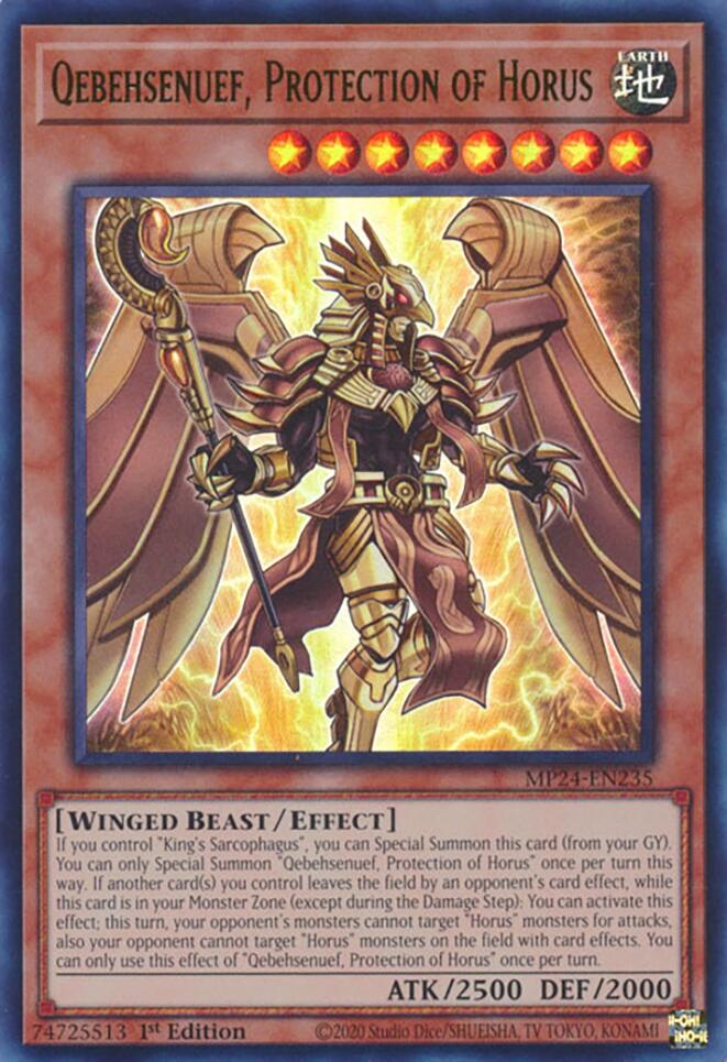 Qebehsenuef, Protection of Horus [MP24-EN235] Ultra Rare - Yugioh Cards For Your TCG Needs!