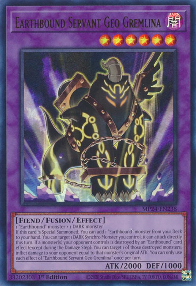 Earthbound Servant Geo Gremlina [MP24-EN238] Ultra Rare - Yugioh Cards For Your TCG Needs!