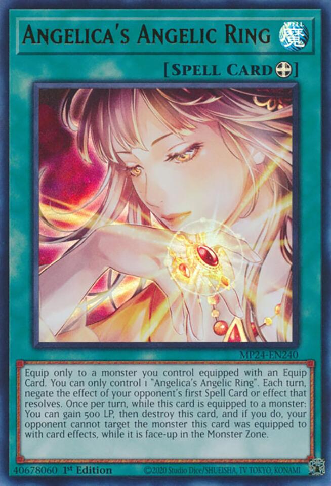 Angelica's Angelic Ring [MP24-EN240] Ultra Rare - Yugioh Cards For Your TCG Needs!