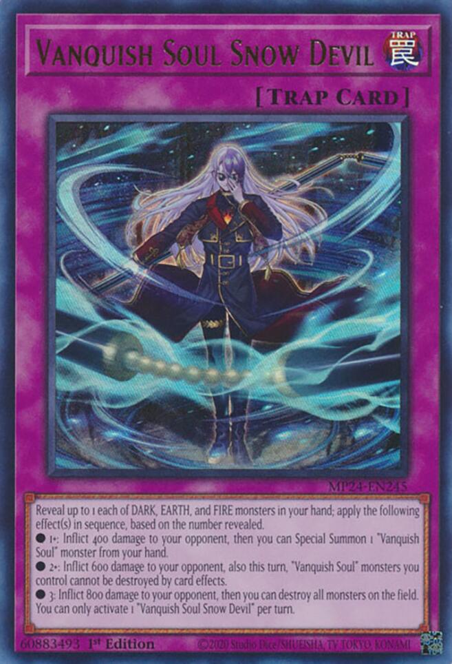 Vanquish Soul Snow Devil [MP24-EN245] Ultra Rare - Yugioh Cards For Your TCG Needs!