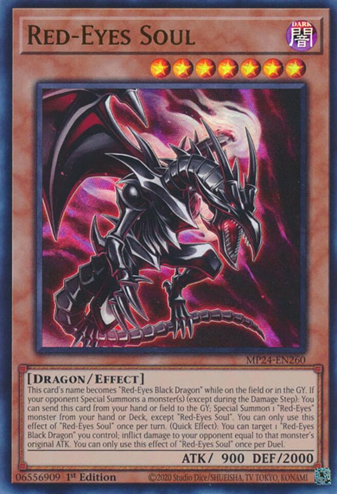Red-Eyes Soul [MP24-EN260] Ultra Rare - Yugioh Cards For Your TCG Needs!