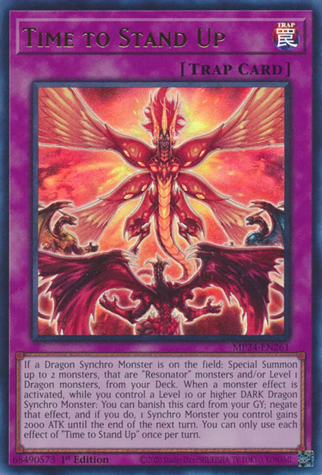 Time to Stand Up [MP24-EN261] Ultra Rare - Yugioh Cards For Your TCG Needs!