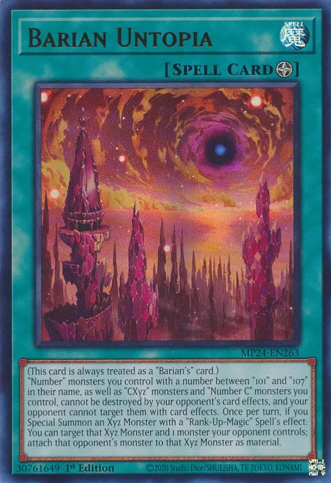 Barian Untopia [MP24-EN263] Ultra Rare - Yugioh Cards For Your TCG Needs!