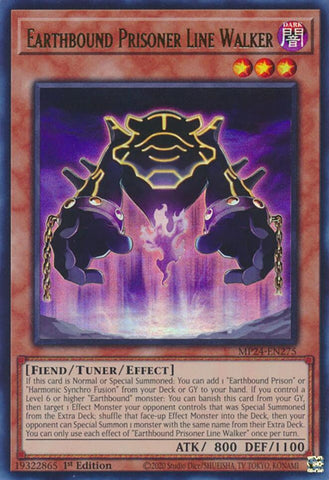 Earthbound Prisoner Line Walker [MP24-EN275] Ultra Rare - Yugioh Cards For Your TCG Needs!