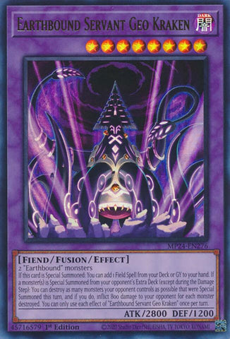 Earthbound Servant Geo Kraken [MP24-EN276] Ultra Rare - Yugioh Cards For Your TCG Needs!