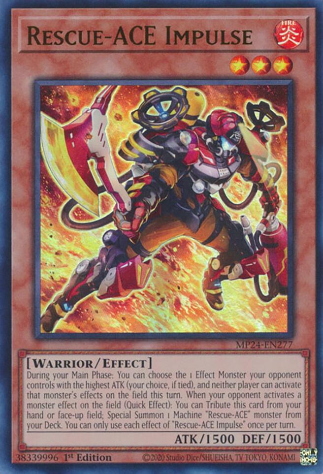 Rescue-ACE Impulse [MP24-EN277] Ultra Rare - Yugioh Cards For Your TCG Needs!