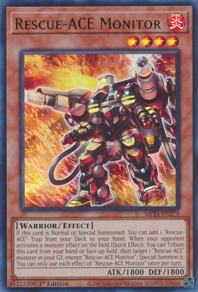 Rescue-ACE Monitor [MP24-EN279] Ultra Rare - Yugioh Cards For Your TCG Needs!