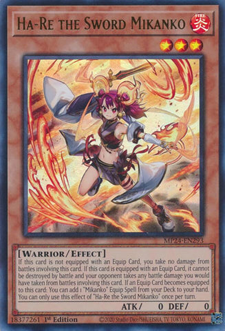 Ha-Re the Sword Mikanko [MP24-EN293] Ultra Rare - Yugioh Cards For Your TCG Needs!