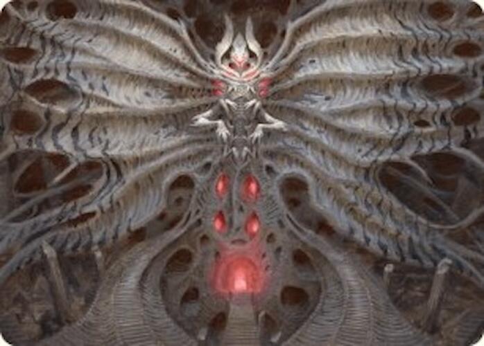 Valgavoth, Terror Eater Art Card [Duskmourn: House of Horror Art Series] Magic: The Gathering