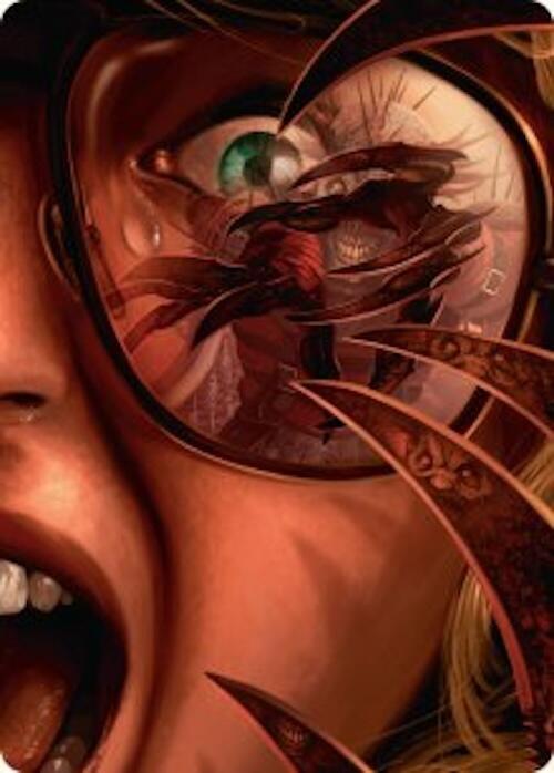 Razorkin Needlehead Art Card [Duskmourn: House of Horror Art Series] Magic: The Gathering