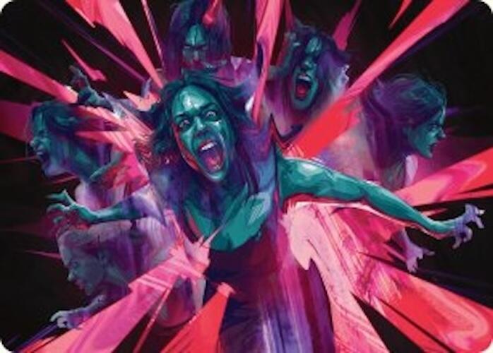 Waltz of Rage Art Card [Duskmourn: House of Horror Art Series] Magic: The Gathering