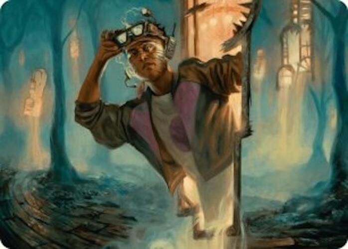 House Cartographer Art Card [Duskmourn: House of Horror Art Series] Magic: The Gathering