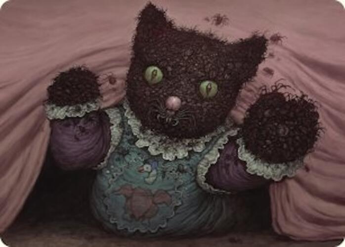 Twitching Doll Art Card [Duskmourn: House of Horror Art Series] Magic: The Gathering