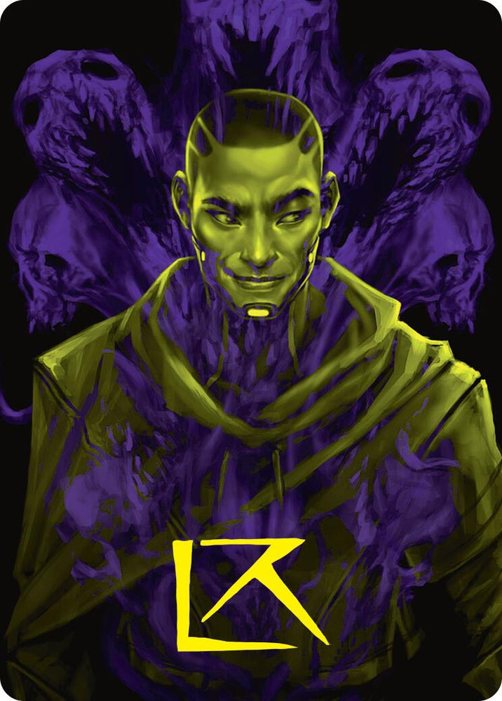 Kaito, Bane of Nightmares Art Card (Gold-Stamped Signature) [Duskmourn: House of Horror Art Series] Magic: The Gathering