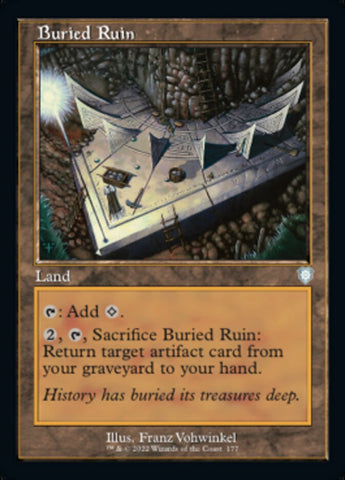 Buried Ruin (Retro) [The Brothers' War Commander] Magic: The Gathering
