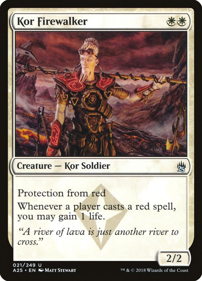 Kor Firewalker [Masters 25] Magic: The Gathering