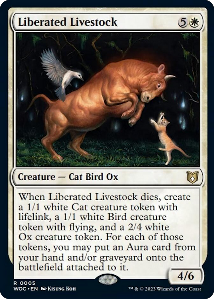 Liberated Livestock [Wilds of Eldraine Commander] Magic: The Gathering