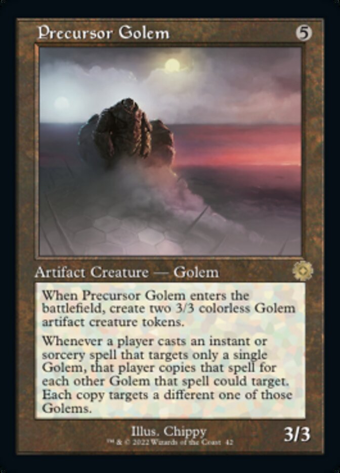 Precursor Golem (Retro) [The Brothers' War Retro Artifacts] Magic: The Gathering