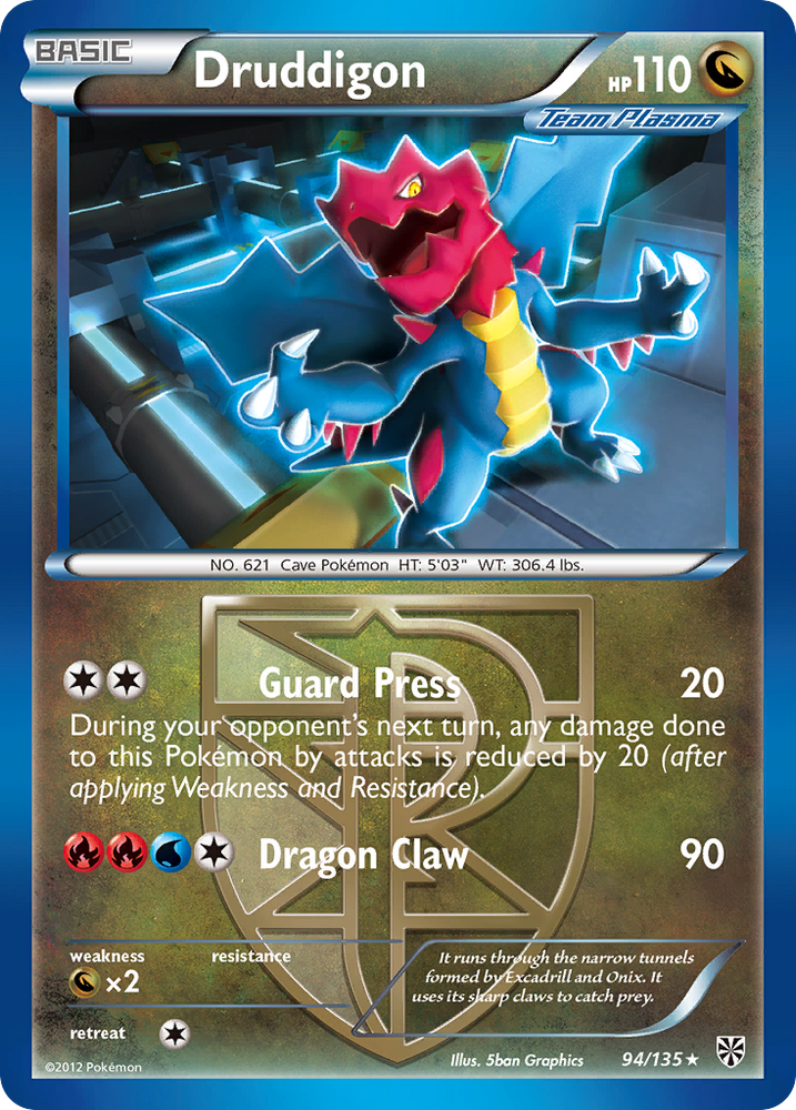Druddigon (94/135) [Black & White: Plasma Storm] Pokémon