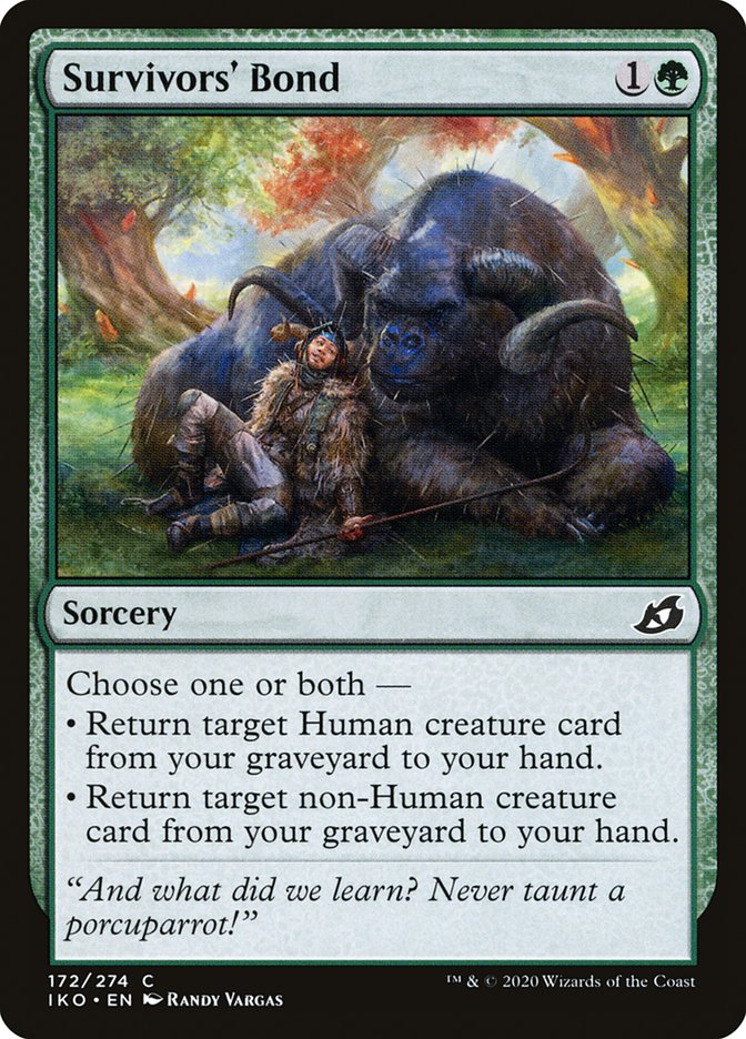 Survivors' Bond [Ikoria: Lair of Behemoths] Magic: The Gathering