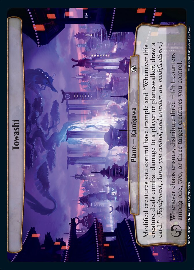Towashi [March of the Machine Commander] Magic: The Gathering