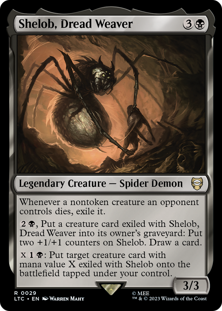 Shelob, Dread Weaver [The Lord of the Rings: Tales of Middle-Earth Commander] Magic: The Gathering