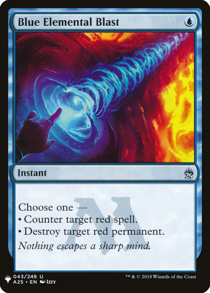 Blue Elemental Blast [Mystery Booster] Magic: The Gathering