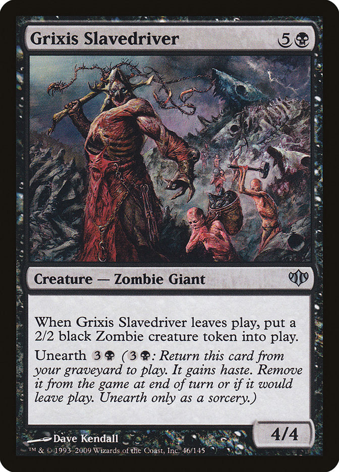 Grixis Slavedriver [Conflux] Magic: The Gathering