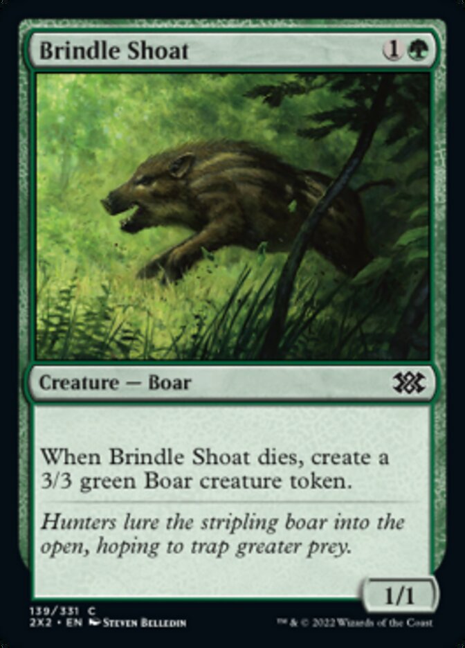 Brindle Shoat [Double Masters 2022] Magic: The Gathering