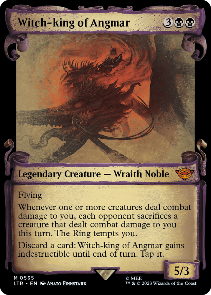 Witch-king of Angmar [The Lord of the Rings: Tales of Middle-Earth Showcase Scrolls] Magic: The Gathering