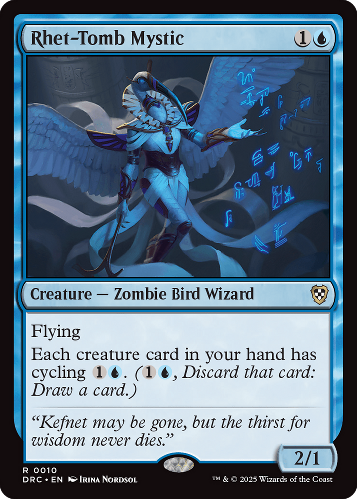 Rhet-Tomb Mystic [Aetherdrift Commander] Magic: The Gathering