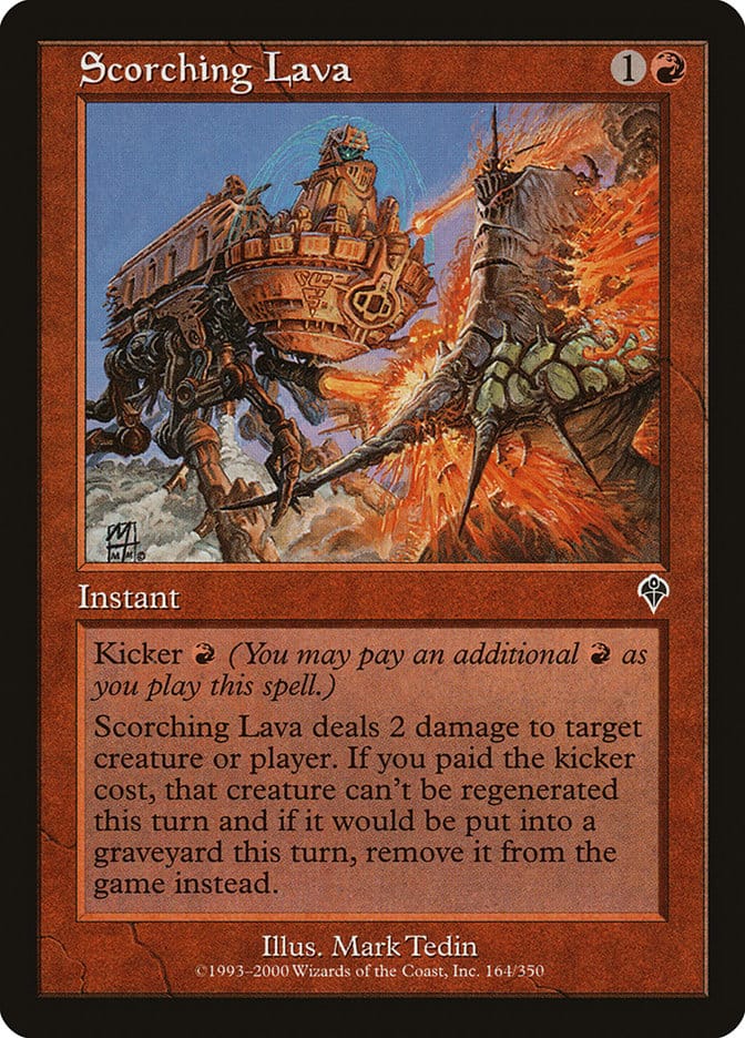 Scorching Lava [Invasion] Magic: The Gathering