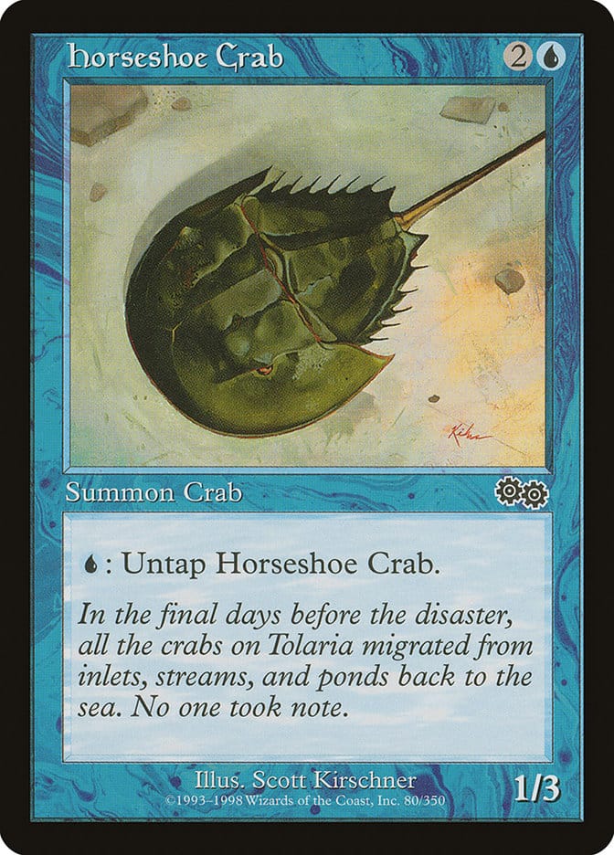 Horseshoe Crab [Urza's Saga] Magic: The Gathering