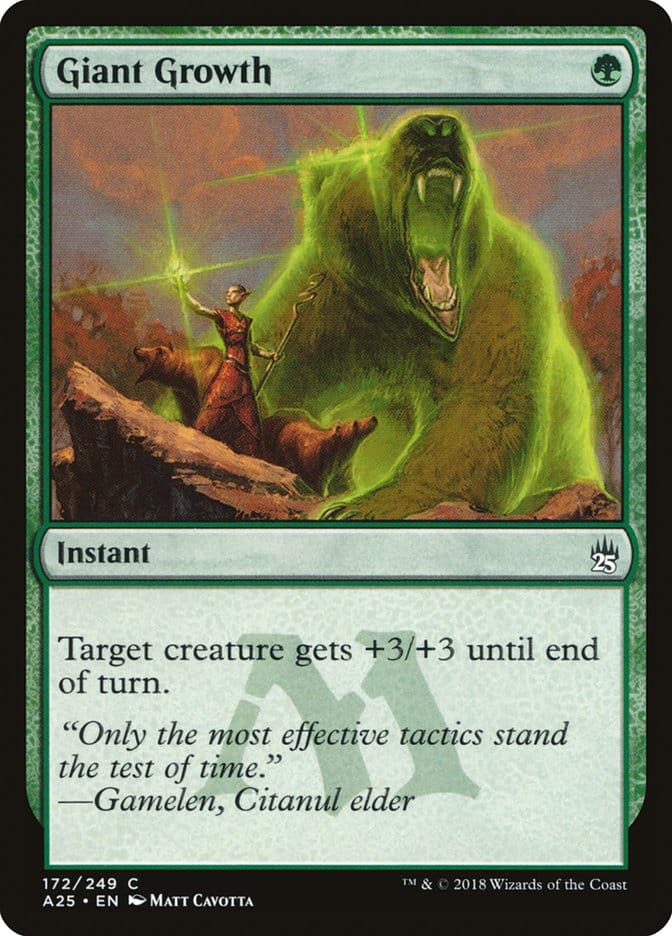 Giant Growth [Masters 25] Magic: The Gathering
