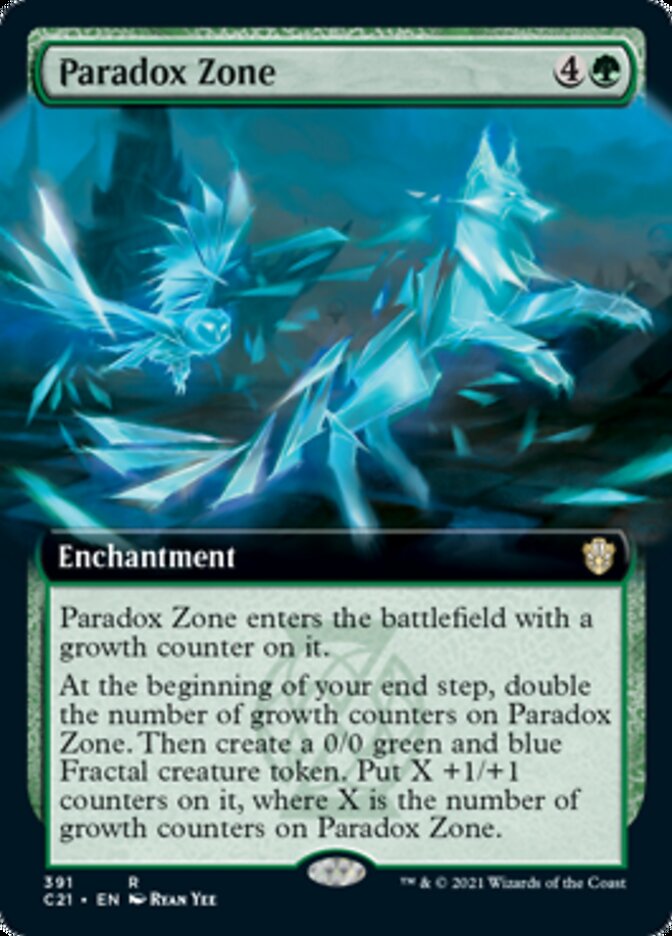 Paradox Zone (Extended Art) [Commander 2021] Magic: The Gathering