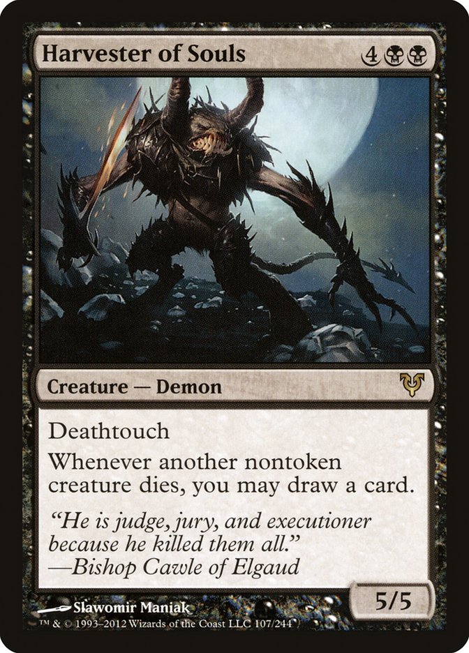 Harvester of Souls [Avacyn Restored] Magic: The Gathering