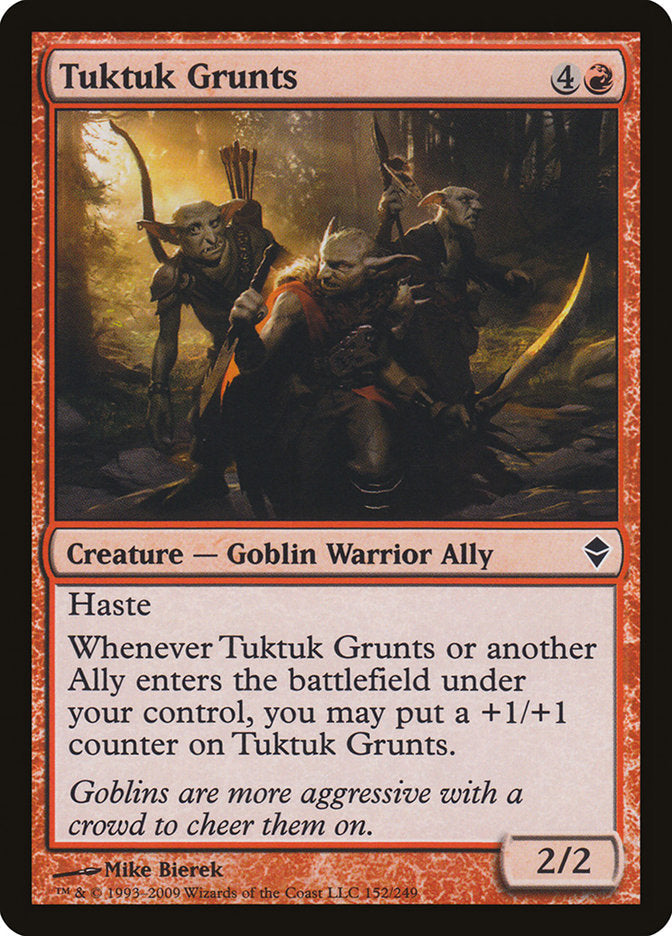 Tuktuk Grunts [Zendikar] Magic: The Gathering