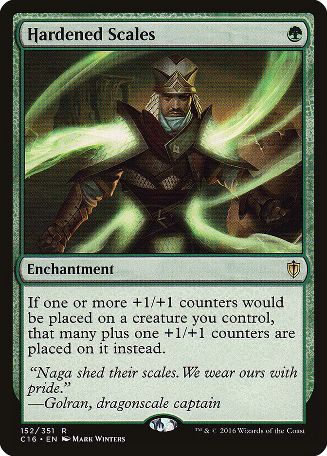 Hardened Scales [Commander 2016] Magic: The Gathering