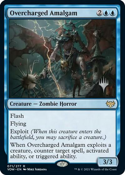 Overcharged Amalgam (Promo Pack) [Innistrad: Crimson Vow Promos] Magic: The Gathering