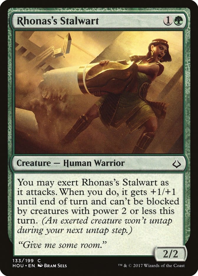 Rhonas's Stalwart [Hour of Devastation] Magic: The Gathering